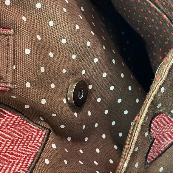 Loungefly Kitson Skull Tot Embroidered Patchwork Polka Dots. Day of the dead - Picture 4 of 7